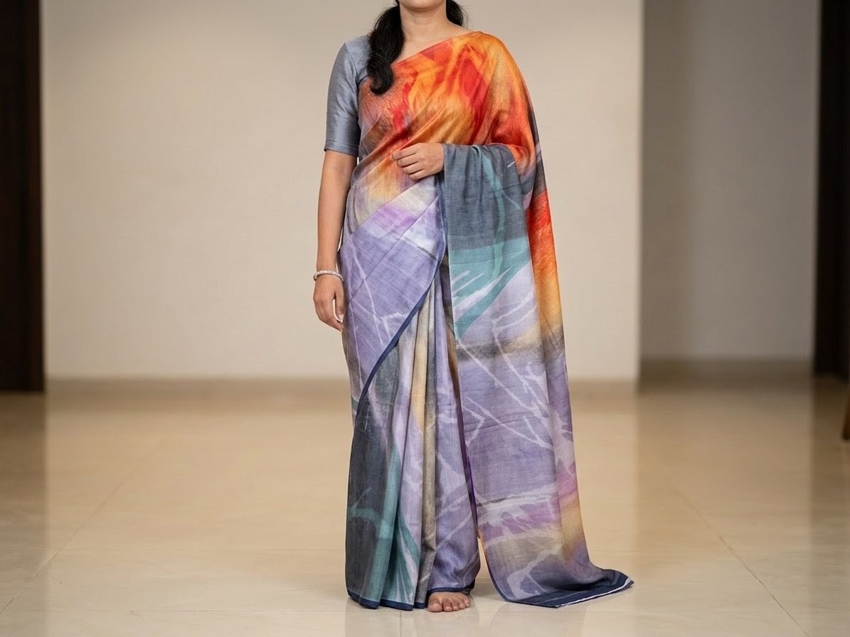 PRINT SAREE
