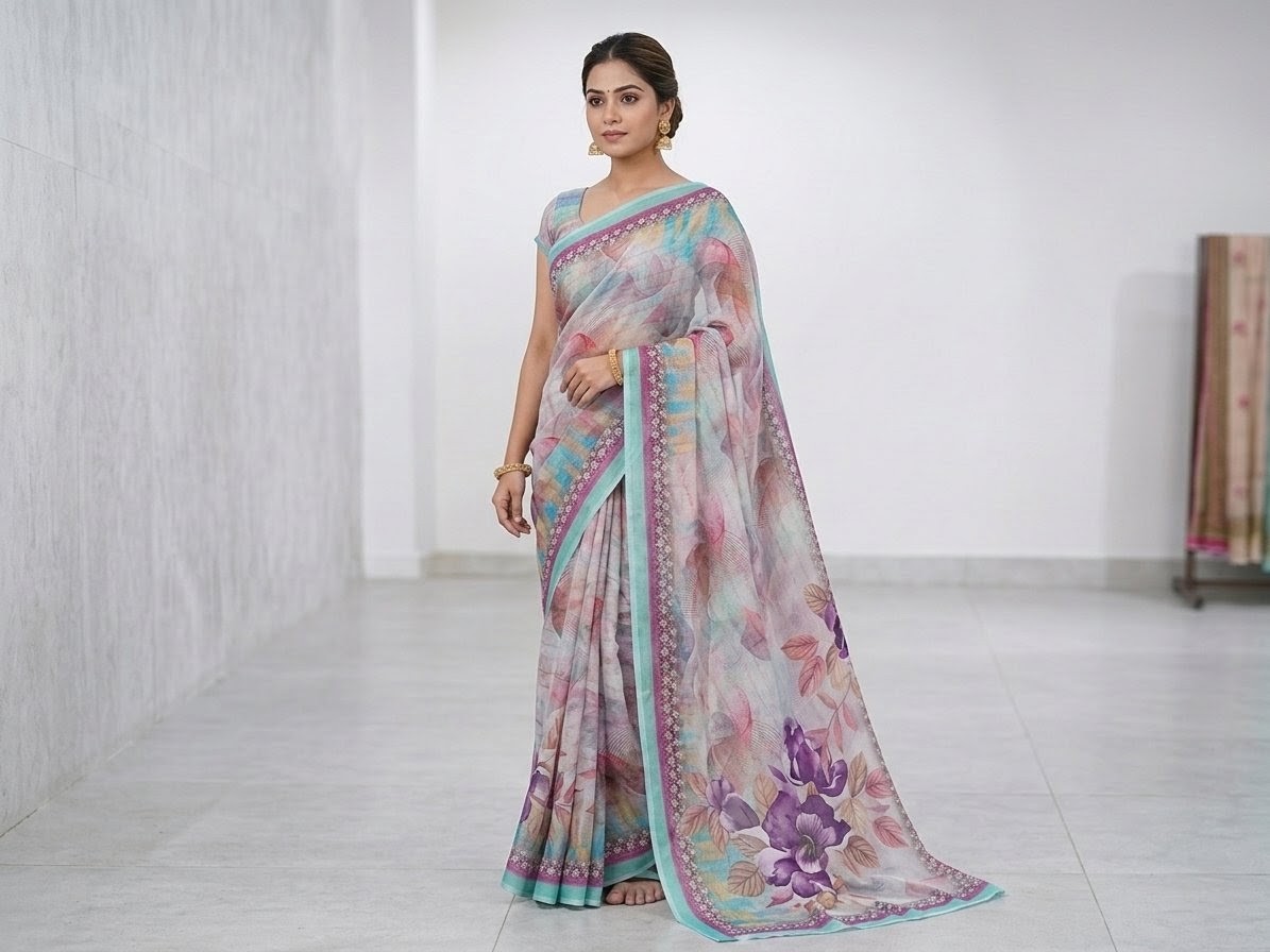 PRINT SAREE