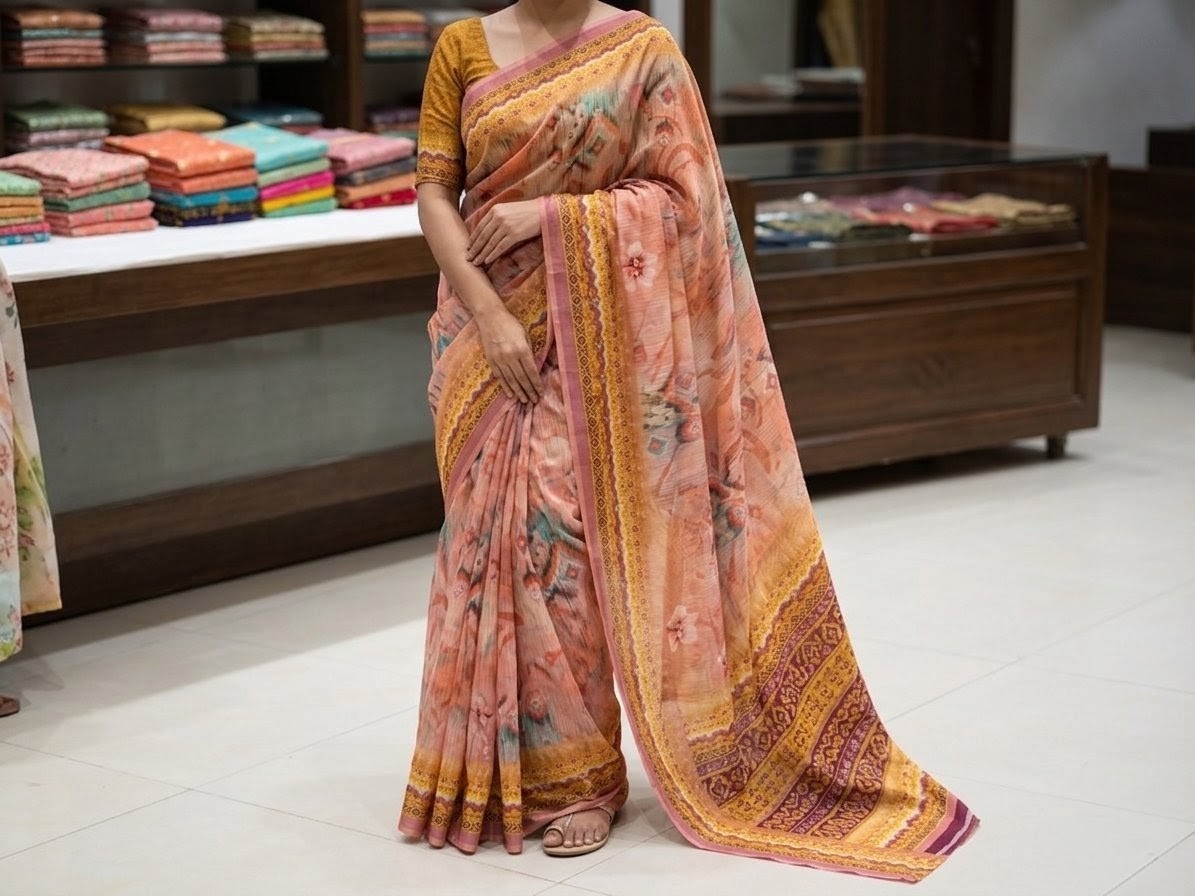 PRINT SAREE