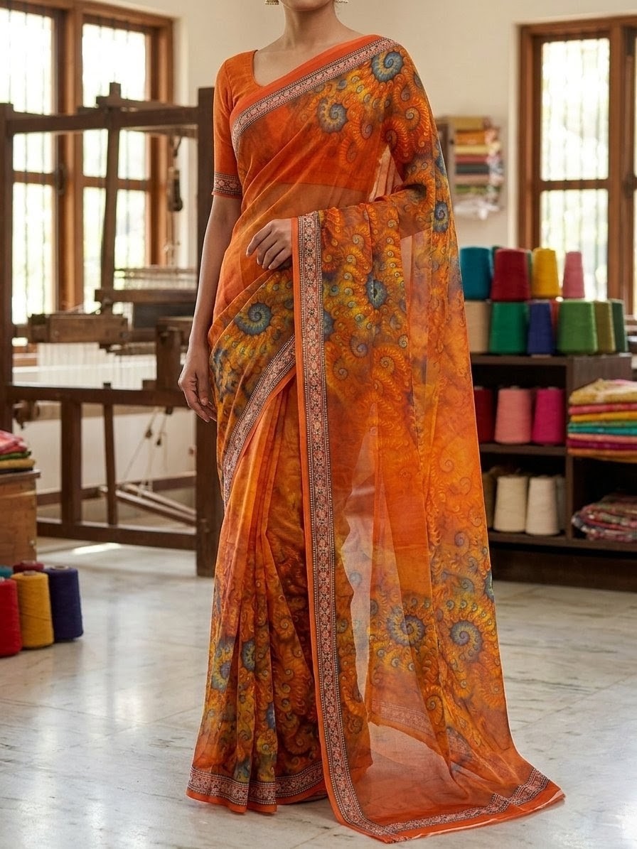 PRINT SAREE